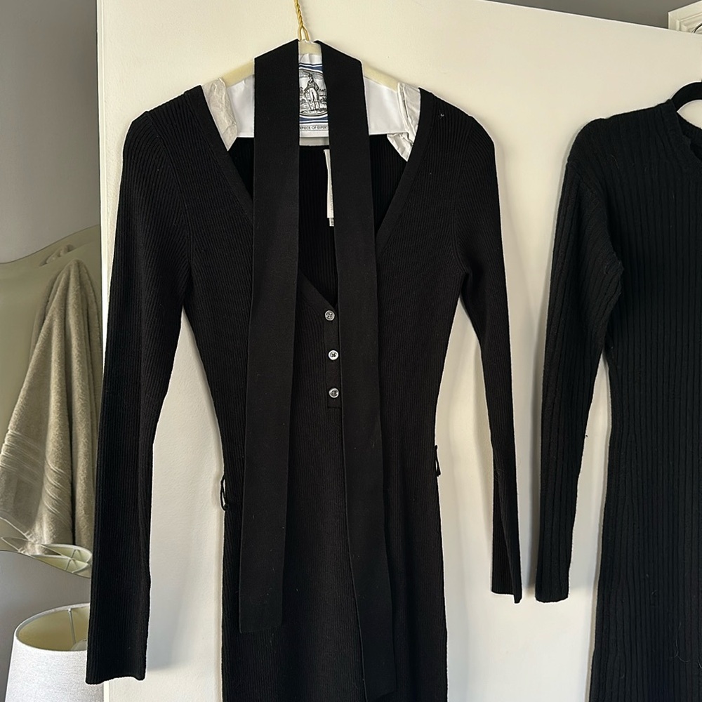 Babaton sweater midi dress